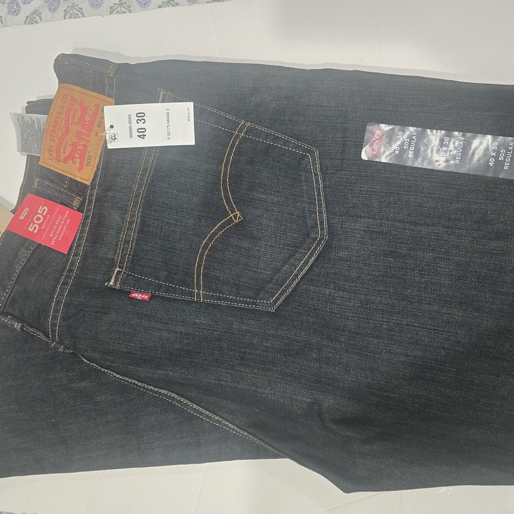 Levi's Men's Dark Blue Straight Jeans